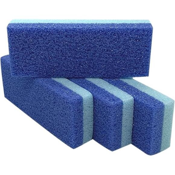 Foot Pumice Stone for Feet Hard Callus Remover and Scrubber (Pack of 4) (Blue) - Picture 8 of 13